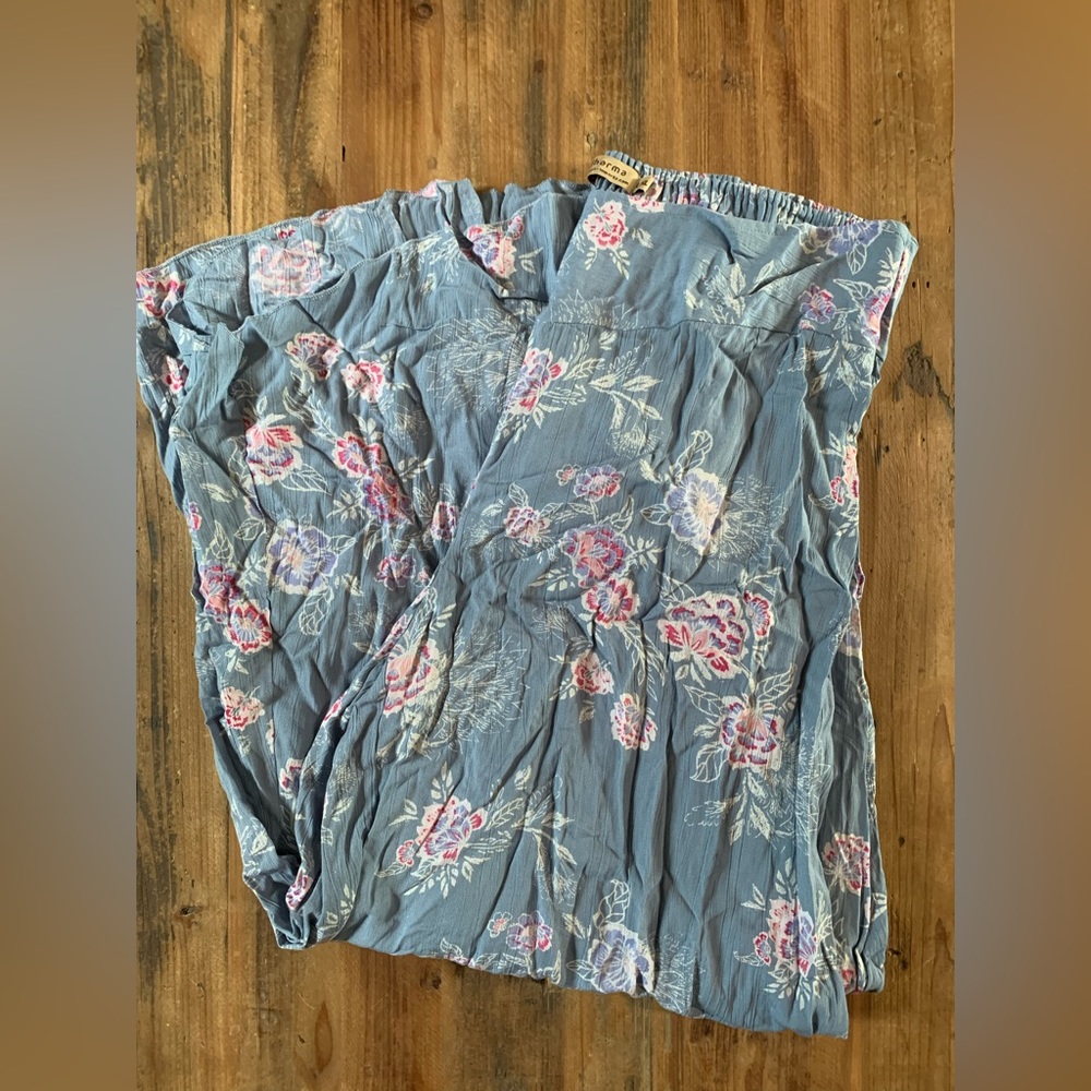 Dharma Flowy Floral Pants, size L/XL